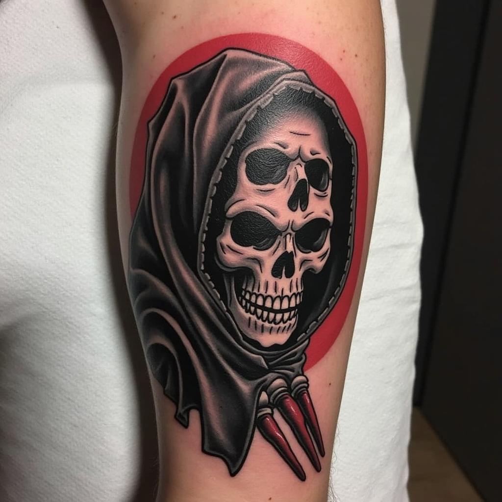 Top mẫu hình xăm thần chết đẹp độc đáo và ấn tượng nhất hiện nay