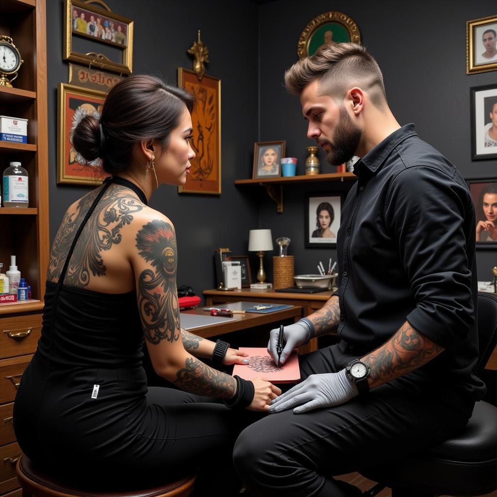 tu-van-thiet-ke-hinh-xam-nhi-lang-than-full-lung-voi-artist-67bf2d Tư vấn thiết kế hình xăm Nhị Lang Thần full lưng với nghệ sĩ xăm hình