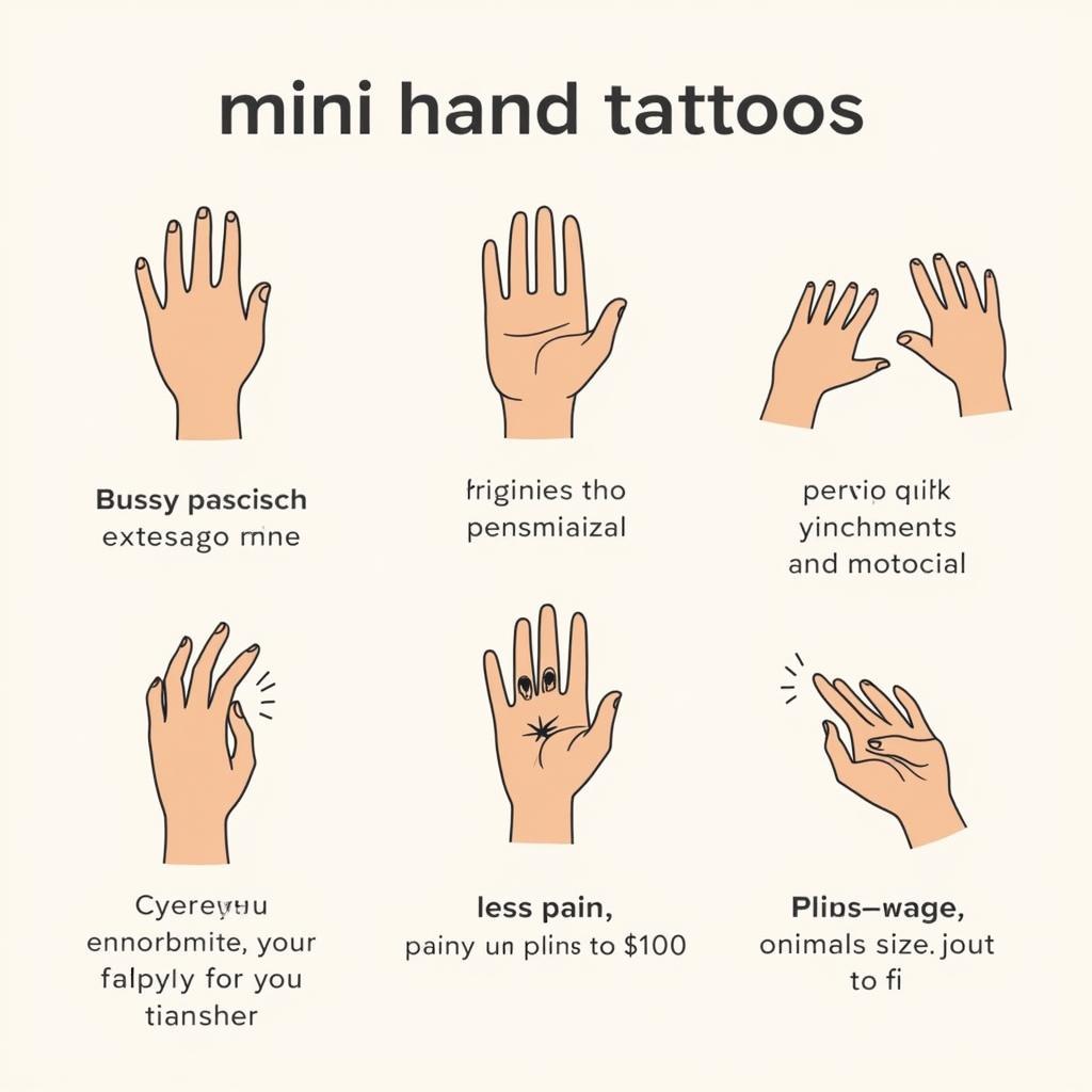 Ưu điểm hình xăm bàn tay mini Ưu điểm vượt trội của hình xăm bàn tay mini: nhỏ gọn, tinh tế và phù hợp với giới trẻ.