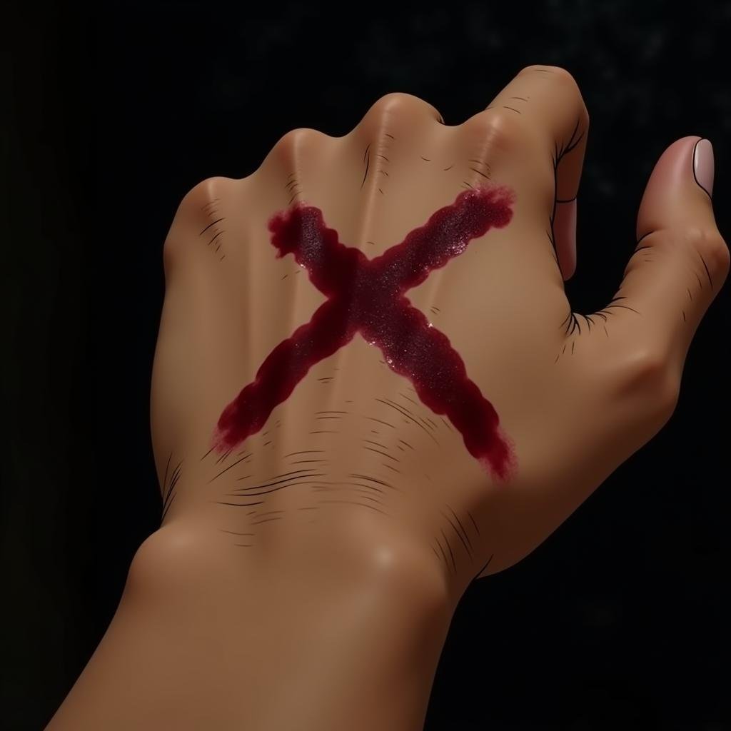 Ý Nghĩa Hình Xăm Luffy: Giải Mã Bí Mật One Piece Đằng Sau Chúng 2 vet seo chu x tren tay luffy chi tiet 67bf5d 1