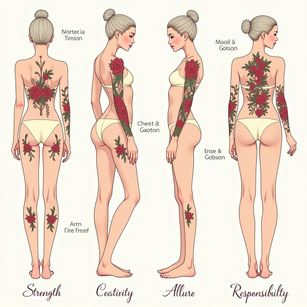 Hinh xam Geisha vi tri lung tay chan y nghia