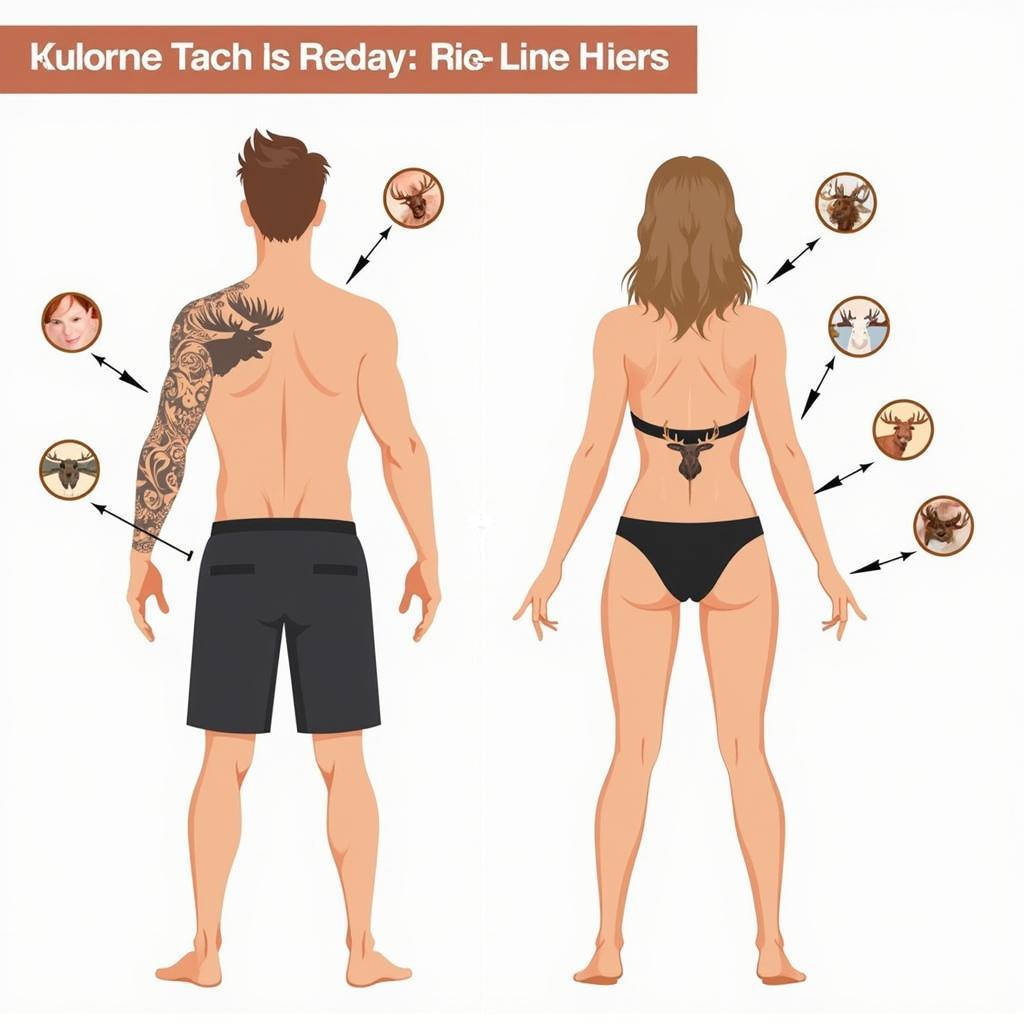 Vi tri xam hinh nai sung tam dep cho nam va nu tren co the