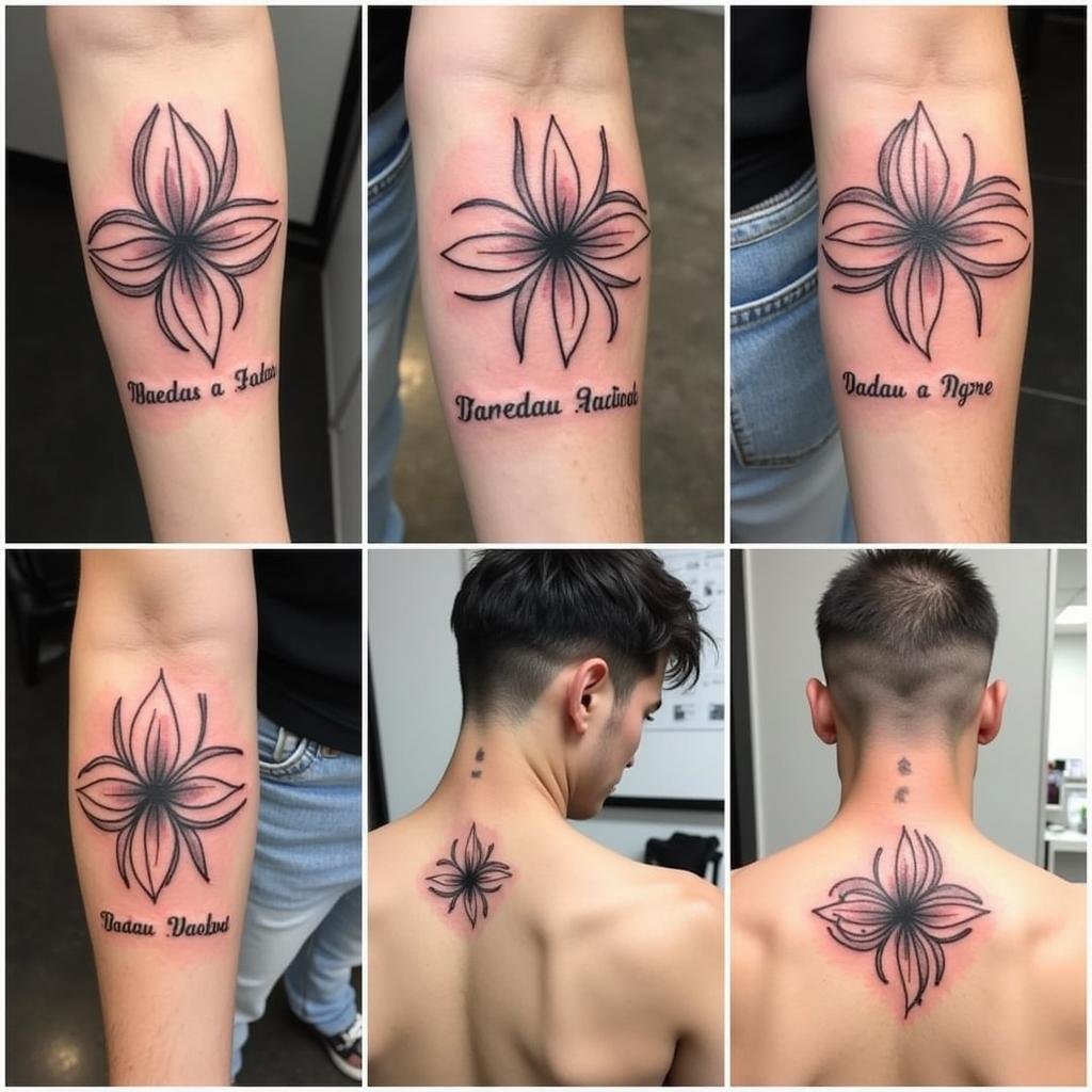 Hình xăm hoa bỉ ngạn ý nghĩa độc đáo và vị trí chọn lọc cho tattoo 2 vi tri xam hoa bi ngan kem chu dep 67bbeb 1