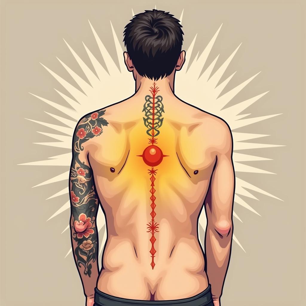 Vị trí xăm hình full lưng trên cơ thể người mang ý nghĩa phong thủy