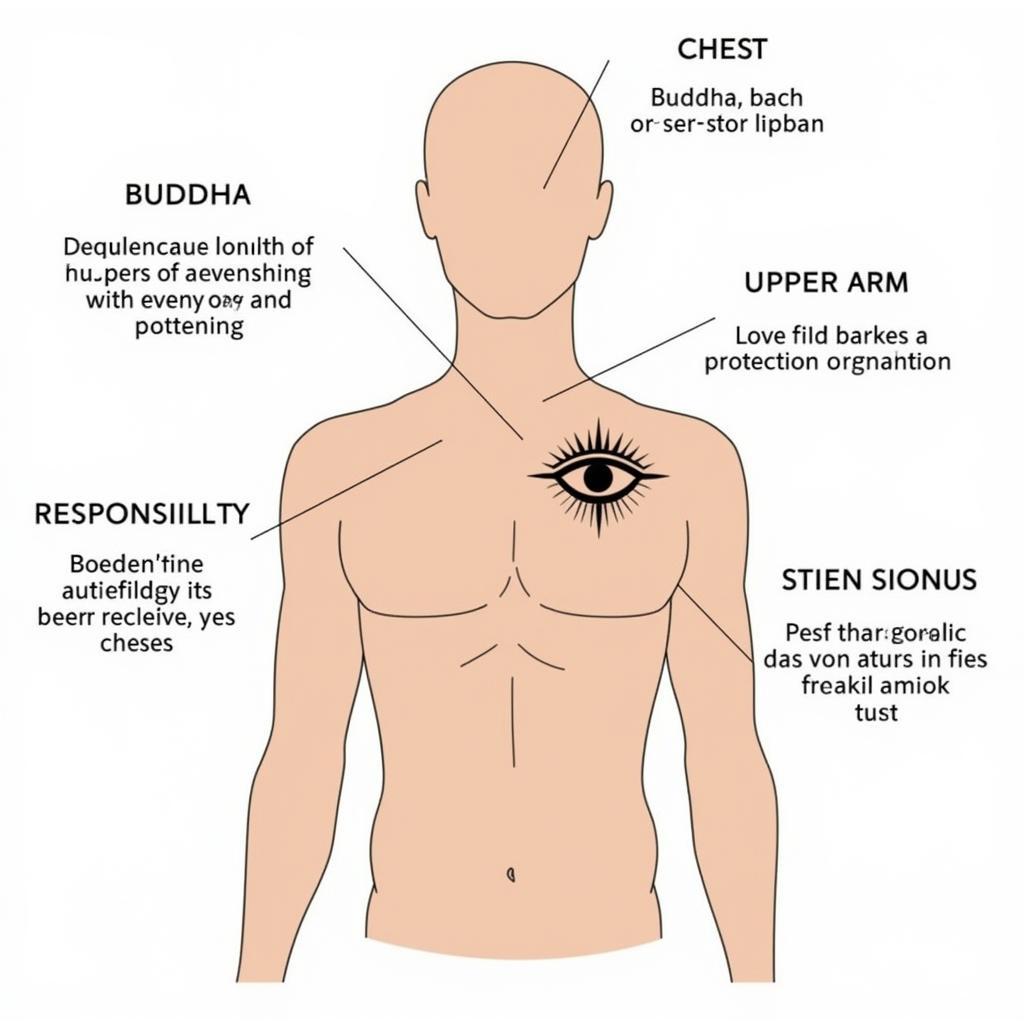 Vị trí xăm Phật mở mặt và ý nghĩa trên cơ thể, lựa chọn phù hợp và tôn kính