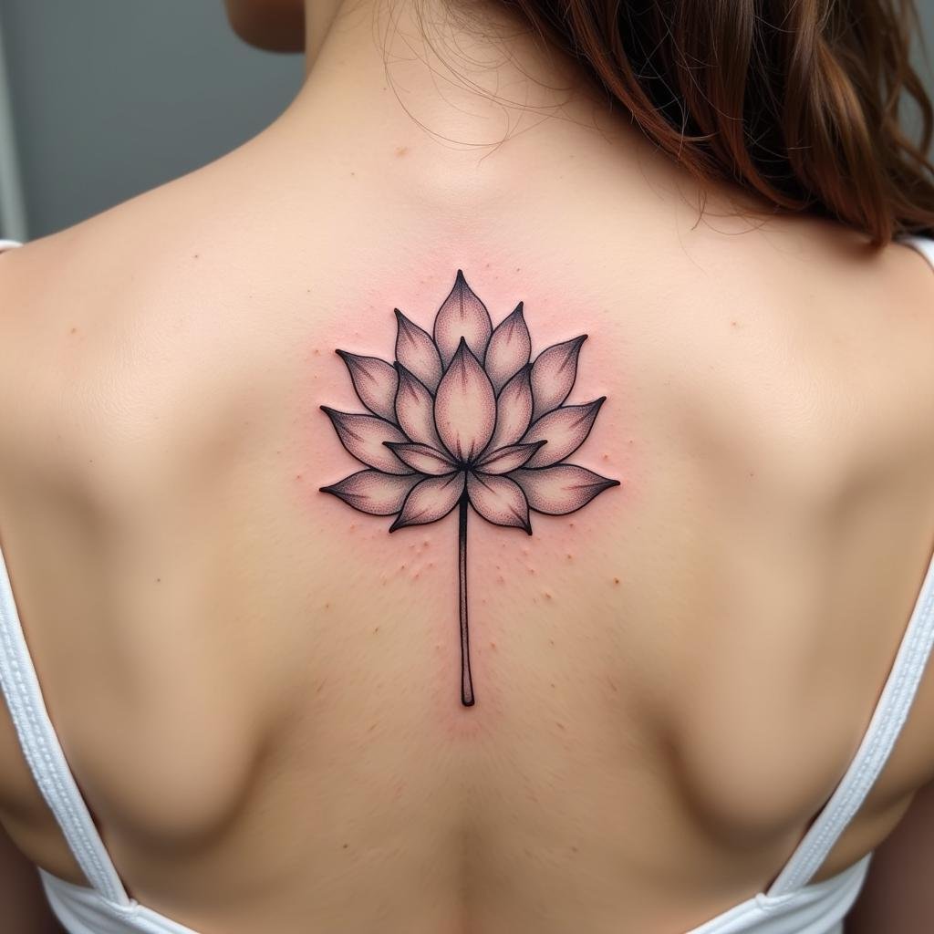 xam hoa sen lung phong cach minimalism 67bc19 1