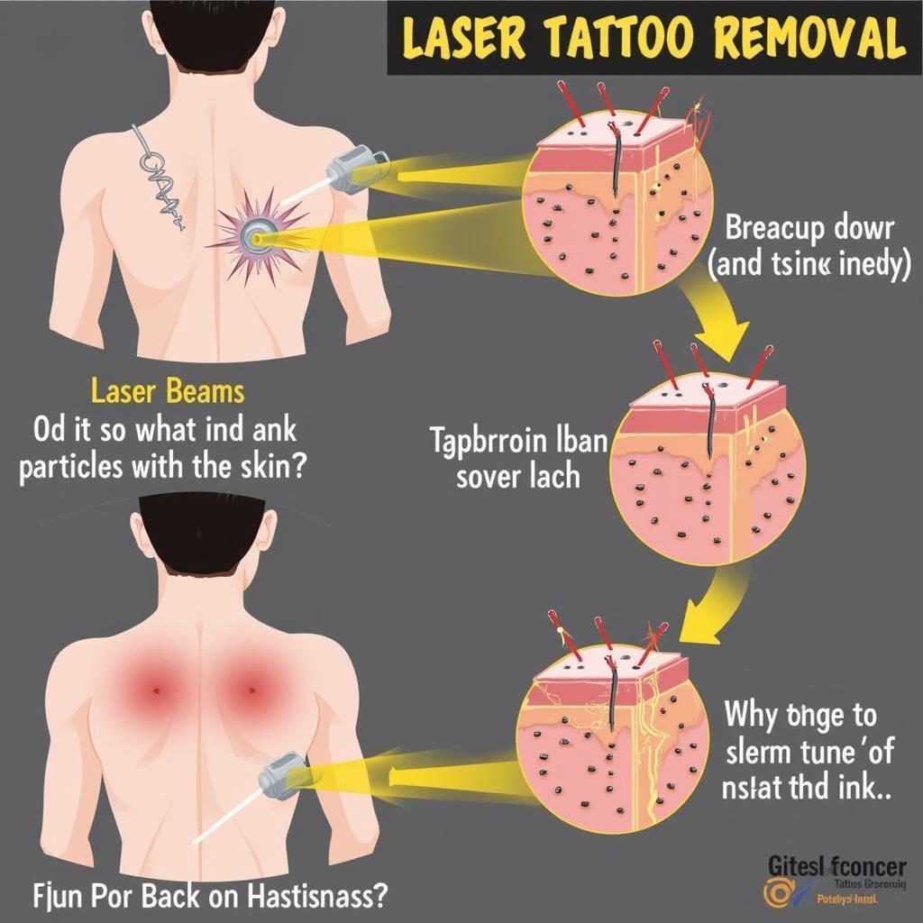 Quá trình xóa hình xăm full lưng bằng laser và những điều cần biết