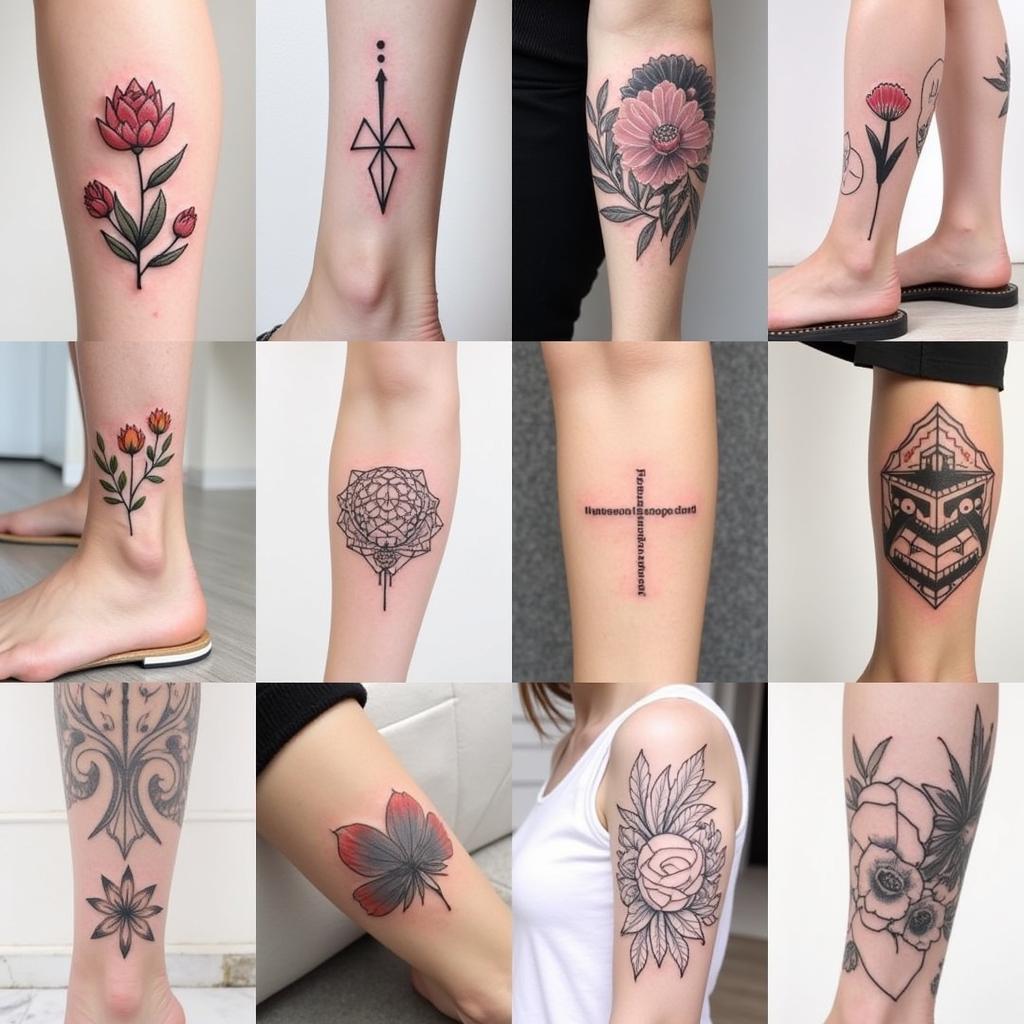 Xu hướng hình xăm về mẹ hiện đại với phong cách sáng tạo như minimalist, watercolor