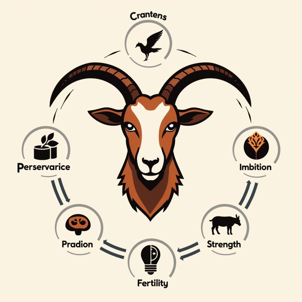 Biểu tượng ý nghĩa sâu sắc của hình xăm con dê