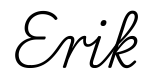 erik签名范例