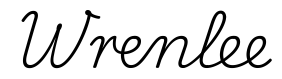 wrenlee签名范例
