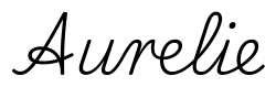 aurelie签名范例