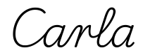 carla签名范例