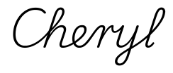 cheryl签名范例