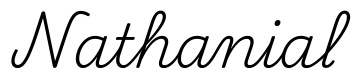 nathanial签名范例