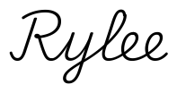 rylee签名范例