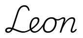 leon签名范例