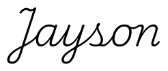 jayson签名范例
