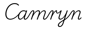 camryn签名范例