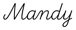 mandy签名范例