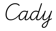 cady签名范例