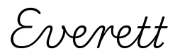 everett签名范例