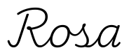 rosa签名范例