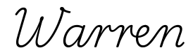 warren签名范例