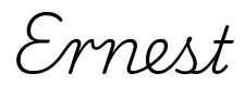 ernest签名范例