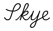skye签名范例