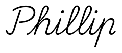 phillip签名范例