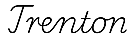 trenton签名范例