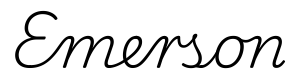 emerson签名范例
