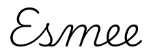 esmee签名范例