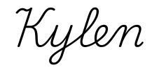 kylen签名范例