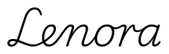 lenora签名范例