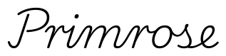 primrose签名范例