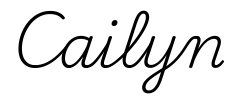 cailyn签名范例