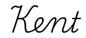 kent签名范例