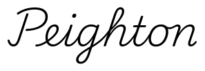 peighton签名范例