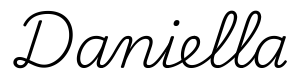 daniella签名范例