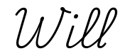 will签名范例