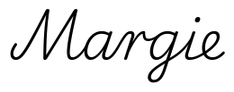 margie签名范例