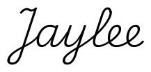 jaylee签名范例