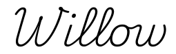 willow签名范例