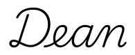 dean签名范例