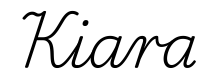 kiara签名范例
