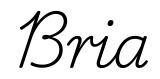 bria签名范例