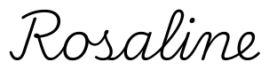 rosaline签名范例