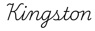kingston签名范例